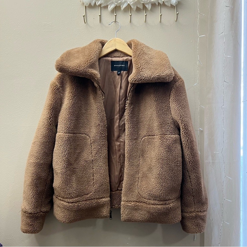 Banana Republic Teddy Bomber Jacket - Picture 4 of 14